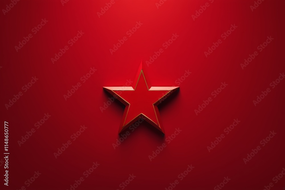 red star on a red background red star on a red background