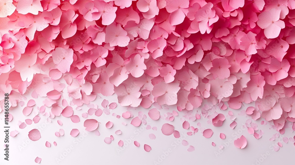 Obraz premium Beautiful Pink Petals Background for Spring Celebrations and Floral Designs