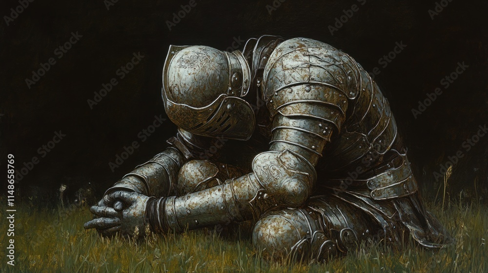 The Knight's Resting Moment The Knight's Resting Moment