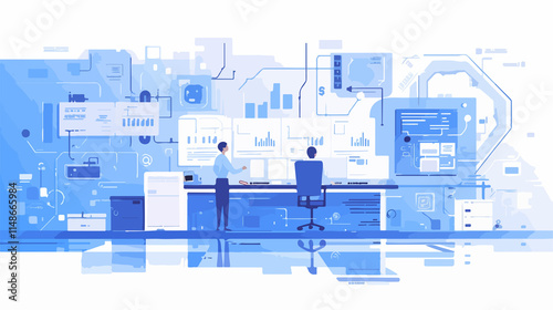 Professional Engineers Consolidating and Structuring Data in Central Space