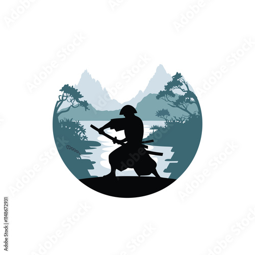 Game silhouette vector illustrations