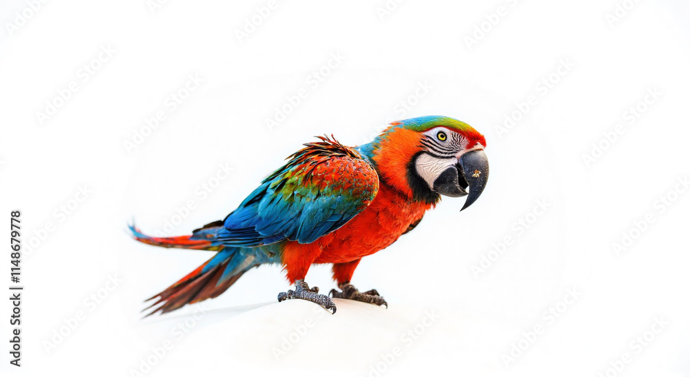 Obraz premium red and yellow macaw