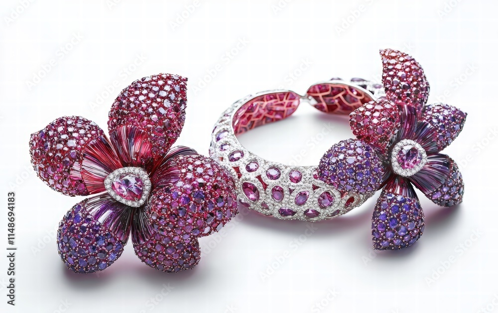 beautiful jewelry professional photo. On white background beautiful jewelry professional photo. On white background
