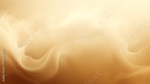 Abstract Golden Swirls Background Texture Design