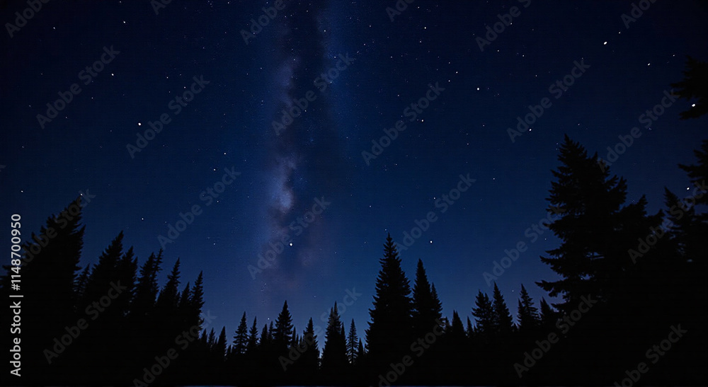 night sky with clouds