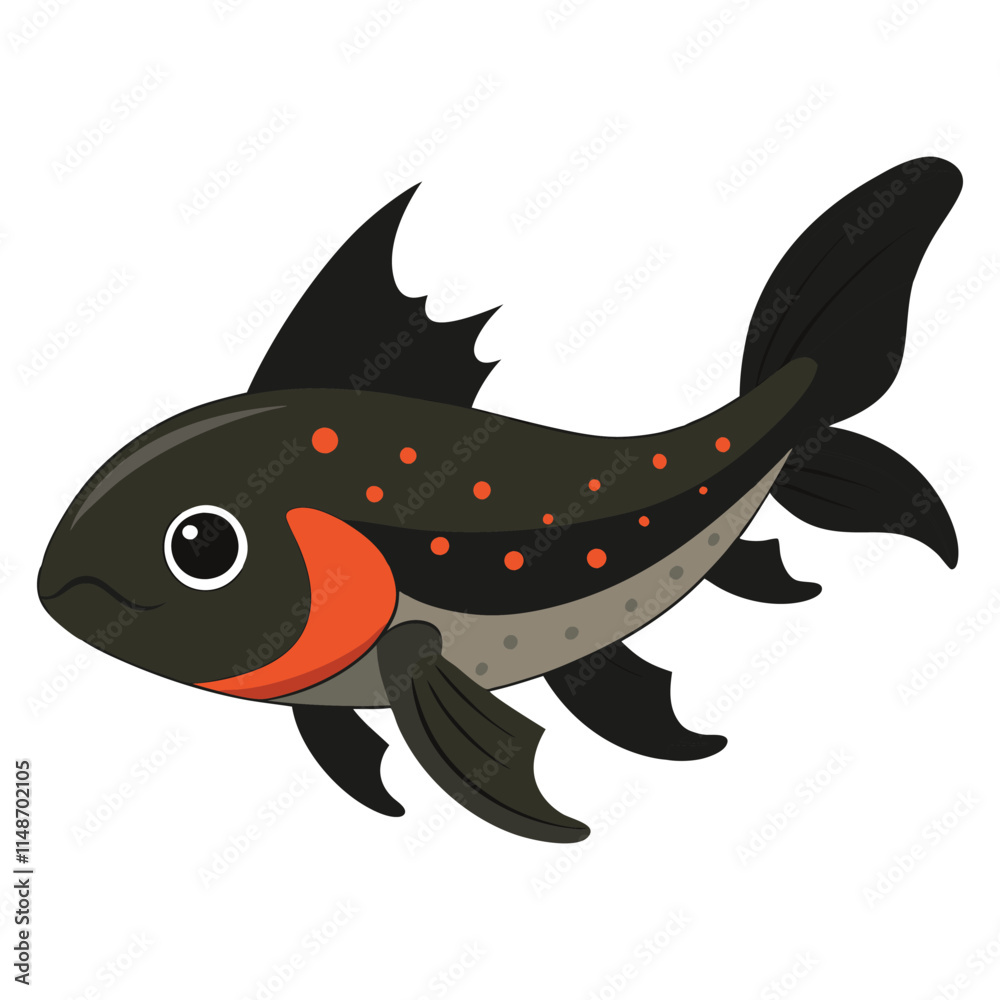 Fototapeta premium illustration of a fish