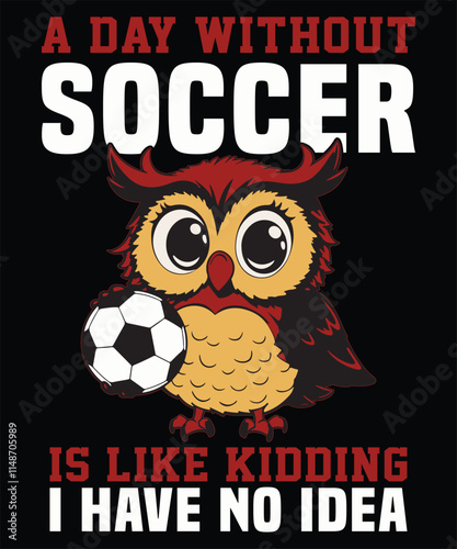 funny soccer t shirt design vector art
