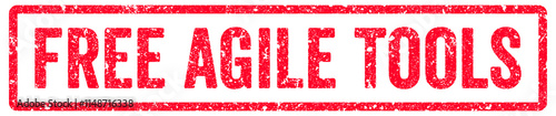Free Agile Tools Stamp Transparent Seal, Red Grunge Free Agile Tools Word Rubber Stamp Seal