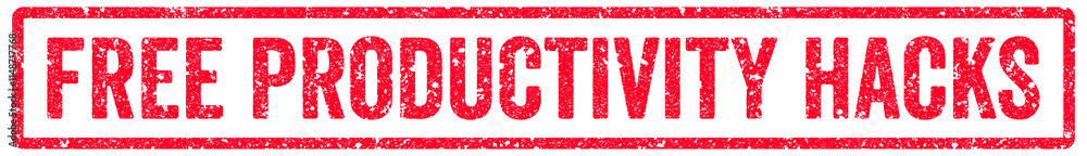 Free Productivity Hacks Stamp Transparent Seal, Red Grunge Free Productivity Hacks Word Rubber Stamp Seal Free Productivity Hacks Stamp Transparent Seal, Red Grunge Free Productivity Hacks Word Rubber Stamp Seal