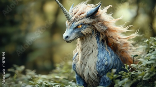 Magical forest creatures Protective basilisks turning foes to stone