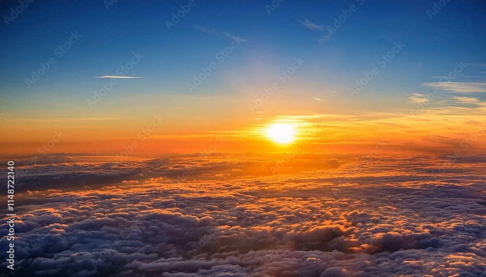 sunset in the mountains