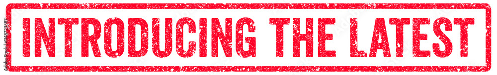 Introducing the Latest Stamp Transparent Seal, Red Grunge Introducing the Latest Word Rubber Stamp Seal Introducing the Latest Stamp Transparent Seal, Red Grunge Introducing the Latest Word Rubber Stamp Seal