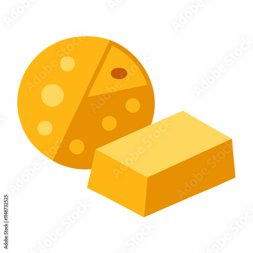 cheese isolated on white