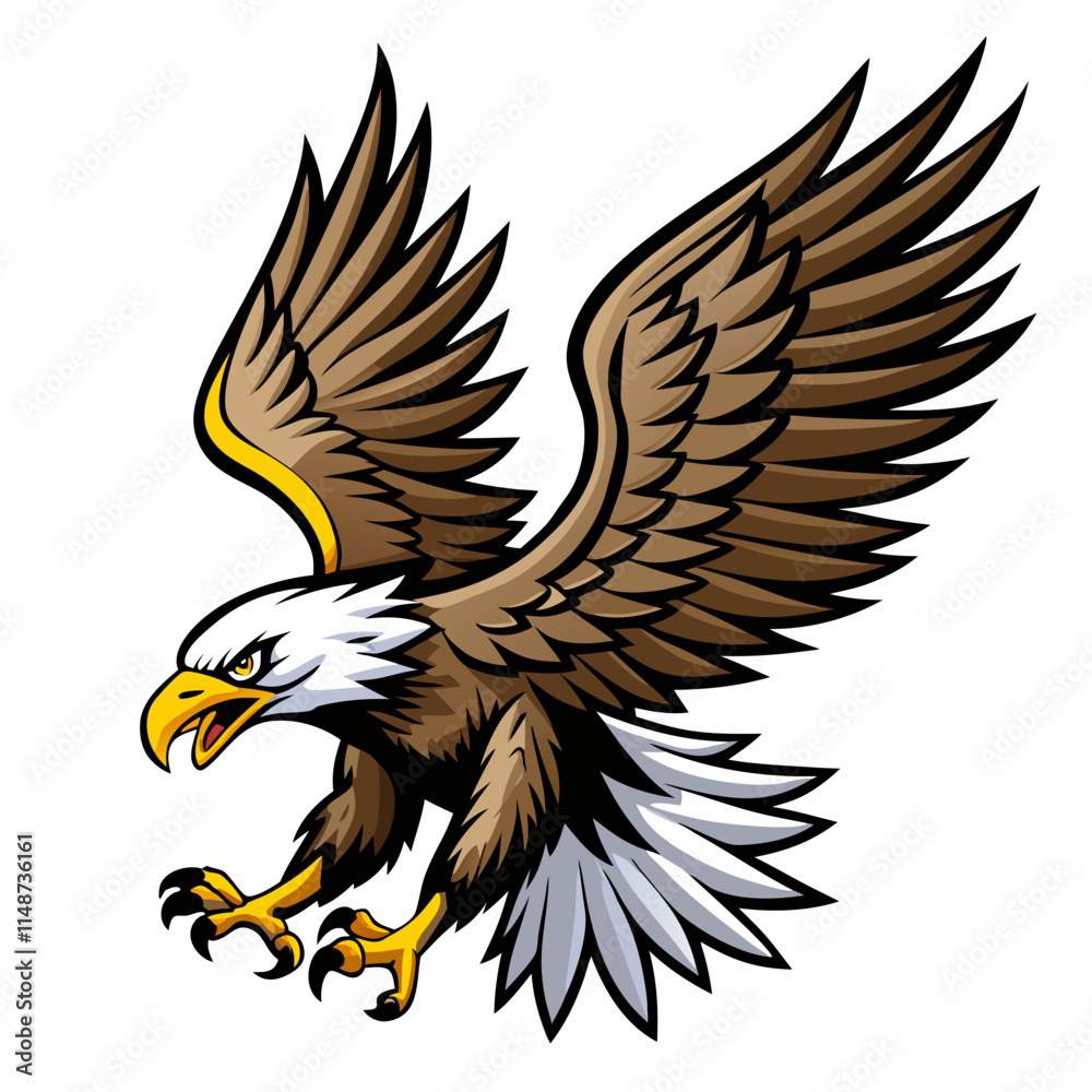 Obraz premium bald eagle in flight