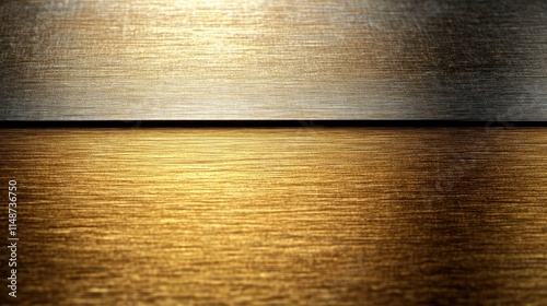 Gold and silver metal background texture. photo