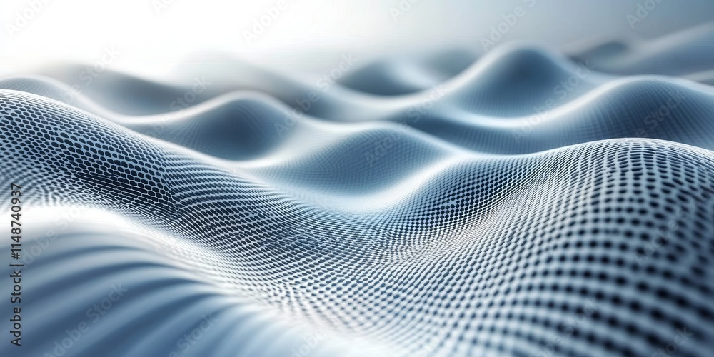 3D Abstract Modern Technology Background, Generative AI 3D Abstract Modern Technology Background, Generative AI