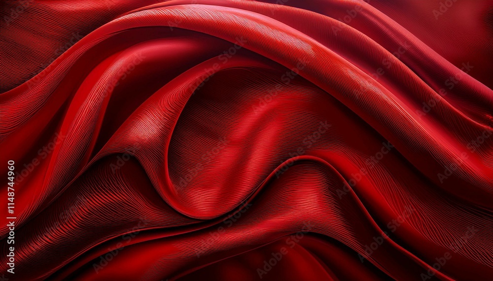 Obraz premium red silk background