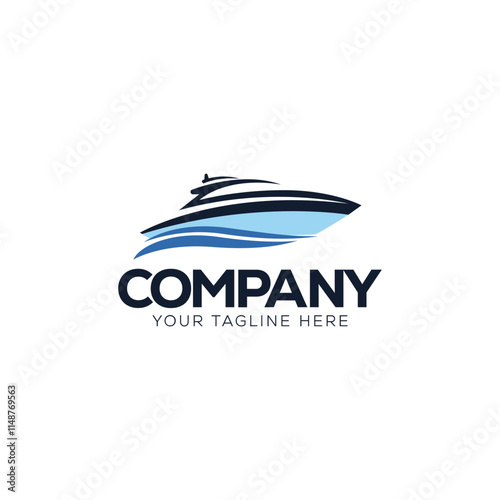Logo of a boat. 