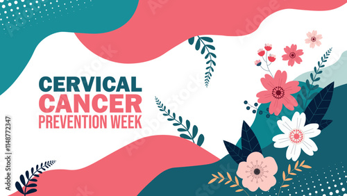 Cervical Cancer awareness month design poster banner