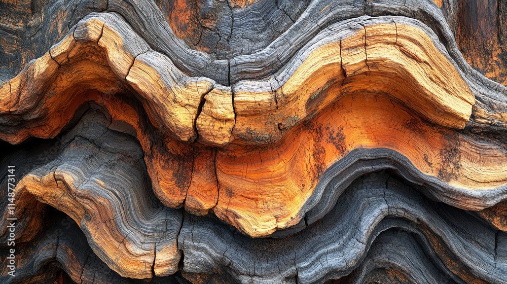 A natural brown wood panel texture in a panoramic view, showcasing the raw beauty and chaotic patterns of nature's intricate design, symbolizing the organic, earthy connection to the environment.
A natural brown wood panel texture in a panoramic view, showcasing the raw beauty and chaotic patterns of nature's intricate design, symbolizing the organic, earthy connection to the environment.