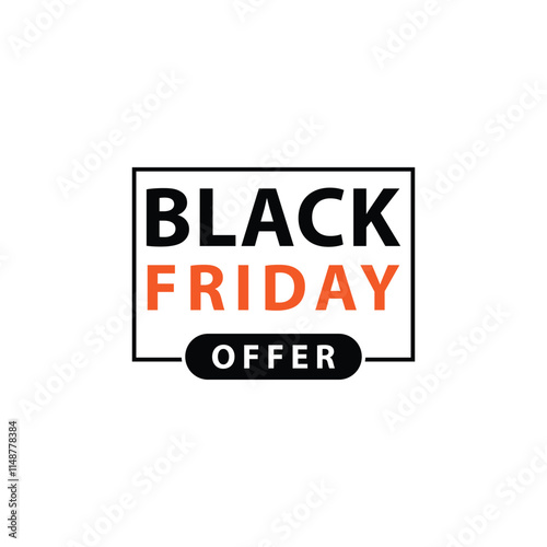 Black Friday sale, Black friday concept in flat design, Black friday best deals, Sale event web banner. Discount offer banner, sale teg, special offer