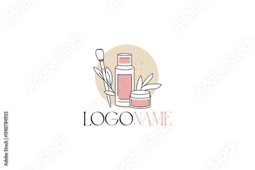 Makeup logo design. 