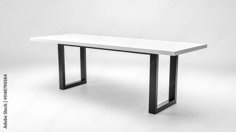 Modern Minimalist Dining Table with Sleek Design Modern Minimalist Dining Table with Sleek Design