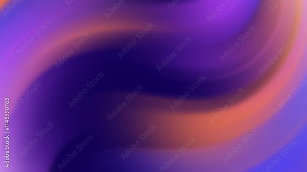 Abstract vibrant gradient colors purple blue orange pink smooth