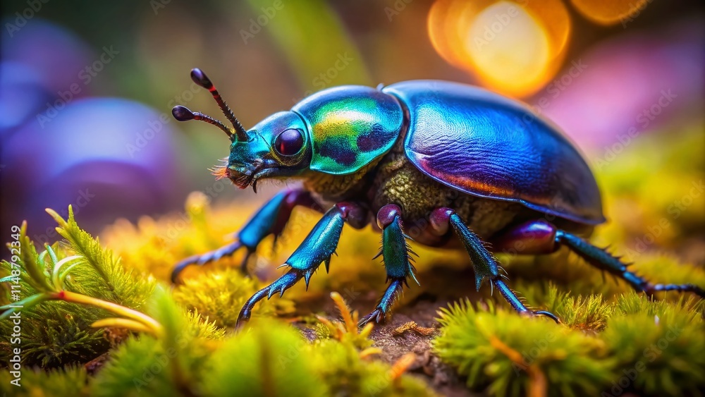 Bold Cartoon Dung Beetle with Claws Out: Wildlife Conservation Marketing Image Bold Cartoon Dung Beetle with Claws Out: Wildlife Conservation Marketing Image