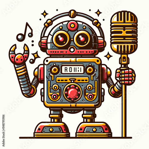 retro microphone