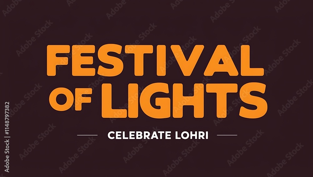 Obraz premium Festival Of Lights Celebrate Lohri