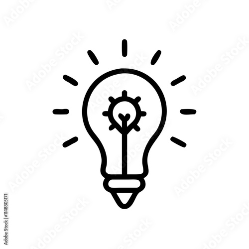 An icon symbolizing ideas, creativity, or innovation.