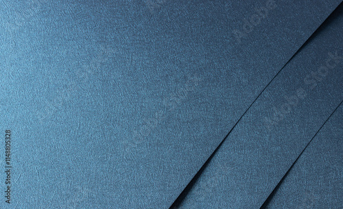 Dark blue paper texture with a luminous, glossy sheen and metallic gradient. The smooth, reflective surface, combined with fibrous and textured details, exudes cool elegance,