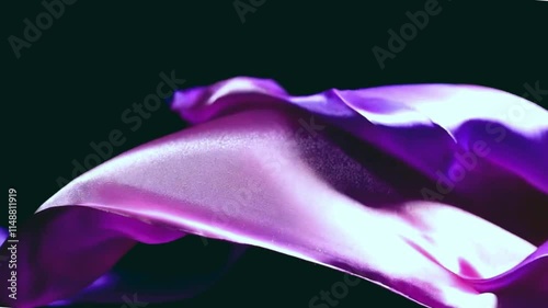 purple wave background with alpha channel