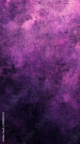 Vertical purple black grainy gradient background abstract dark mobile app banner design noise texture, Generative AI