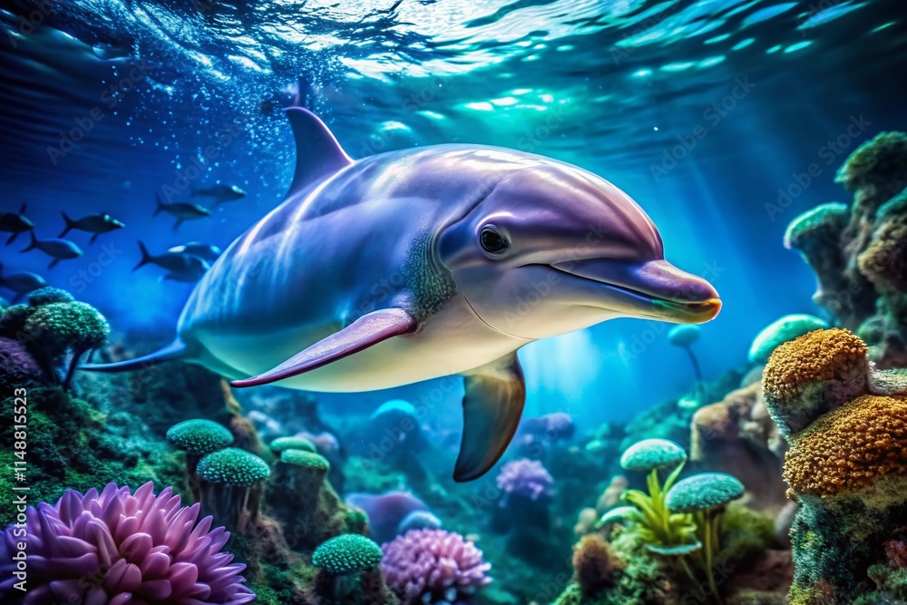 Captive Dolphin with Integrated Technology: A Study in Aquarium Life Captive Dolphin with Integrated Technology: A Study in Aquarium Life