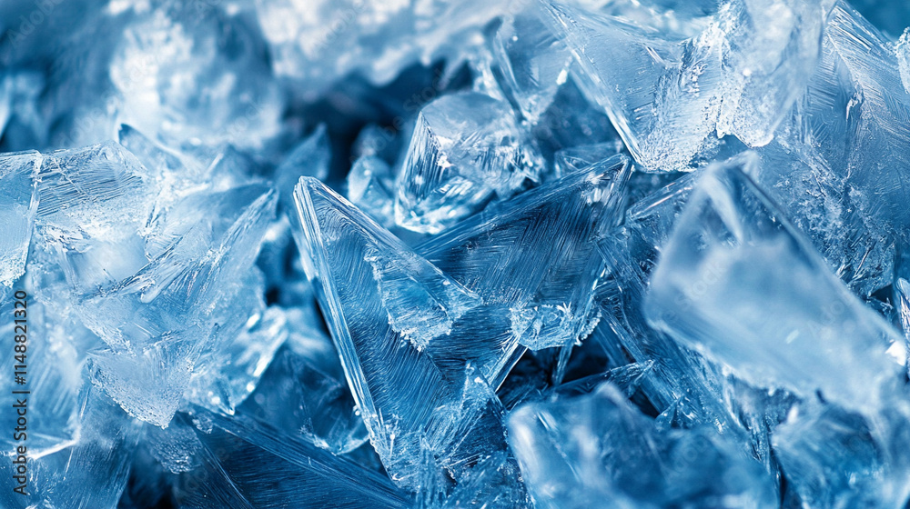 close-up image of frozen ice texture symbolizing chaos. Jagged cracks and intricate patterns depict disruption and transformation, evoking feelings of coldness, fragility, and the unpredictable nature close-up image of frozen ice texture symbolizing chaos. Jagged cracks and intricate patterns depict disruption and transformation, evoking feelings of coldness, fragility, and the unpredictable nature