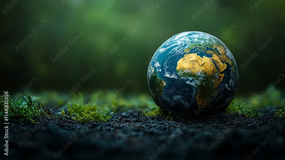 desolate, dry, and burned planet symbolizing the devastating effects of climate change. The cracked earth and lack of water represent environmental collapse, chaos, and the urgency of conservation eff desolate, dry, and burned planet symbolizing the devastating effects of climate change. The cracked earth and lack of water represent environmental collapse, chaos, and the urgency of conservation eff