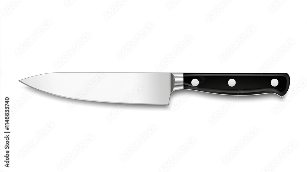 High-Quality Kitchen Knife with a Sleek Blade and Ergonomic Handle, Perfect for Culinary Adventures and Chefs, Ideal for Food Preparation and Chopping High-Quality Kitchen Knife with a Sleek Blade and Ergonomic Handle, Perfect for Culinary Adventures and Chefs, Ideal for Food Preparation and Chopping