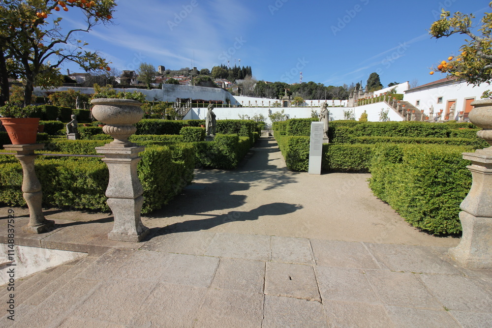 Obraz premium Castelo Branco, Beira Baixa, Portugal, April 4, 2022, Views from Castelo Branco