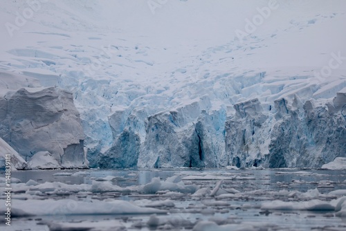 Falaise de glace - Antarctique photo