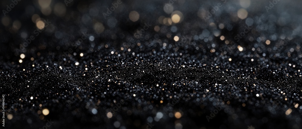 Dark Sparkle: Abstract Glittering Texture Dark Sparkle: Abstract Glittering Texture