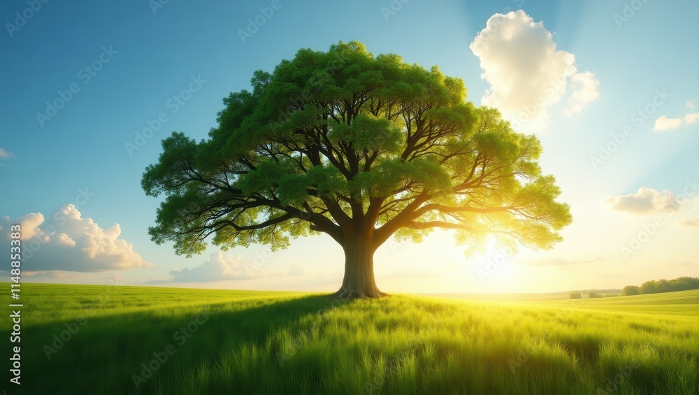 Obraz premium Tree in the sun