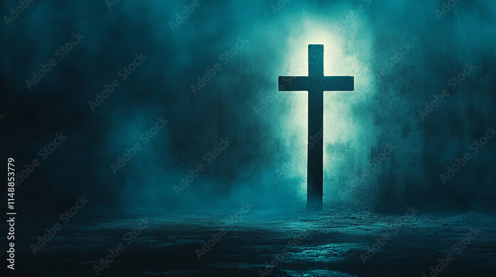cross-shaped door in a dark room, glowing light shining through. The minimalistic tone and blurred background evoke a sense of hope, faith, and the search for clarity amidst chaos cross-shaped door in a dark room, glowing light shining through. The minimalistic tone and blurred background evoke a sense of hope, faith, and the search for clarity amidst chaos