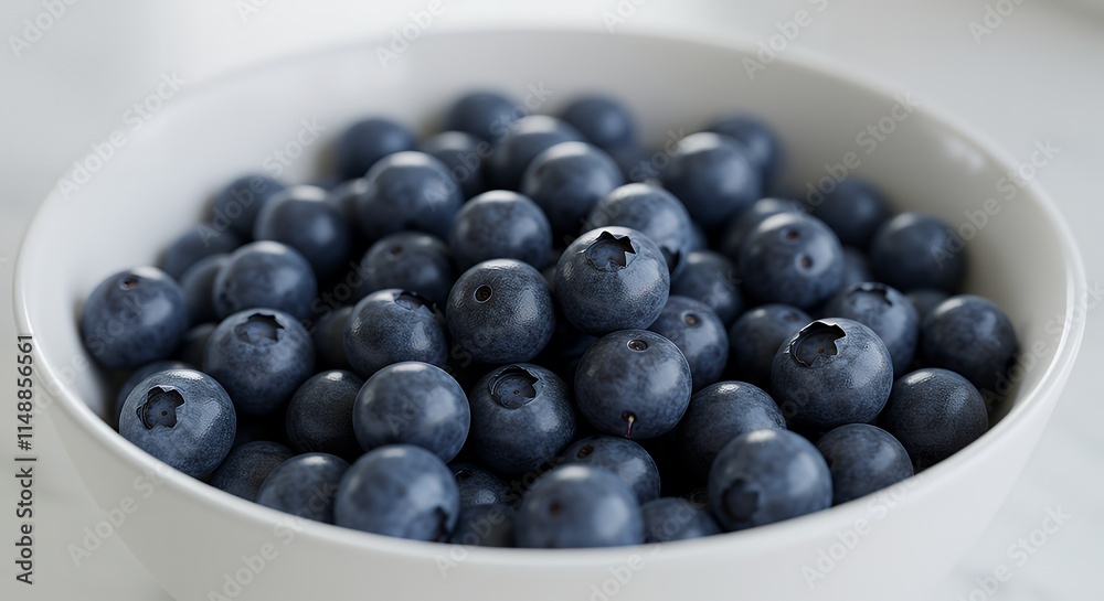 delicious fresh blueberries in a white bowl , ready for consumption. Selective focus, copy space. delicious fresh blueberries in a white bowl , ready for consumption. Selective focus, copy space.
