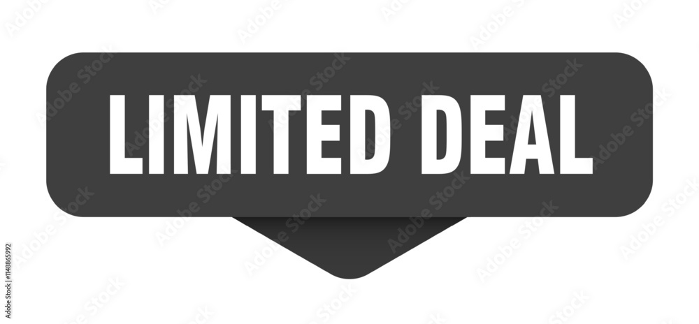 LIMITED DEAL banner, button, label, sign LIMITED DEAL banner, button, label, sign