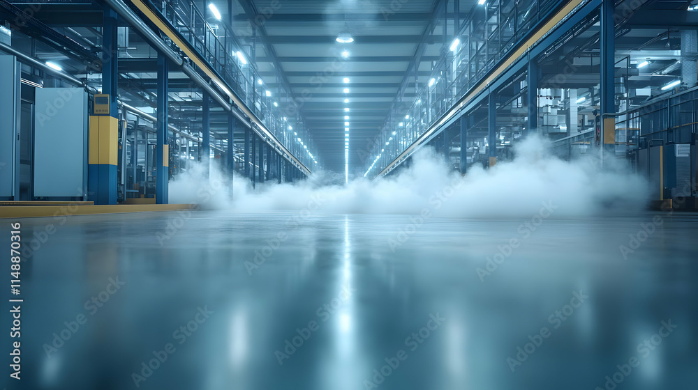 Fototapeta premium Industrial Managers Assess New Carbon Tax Regulations on Greenhouse Gas Emissions in Eco-Friendly Environment