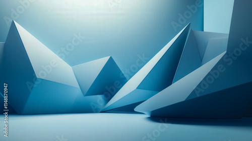 website background, gradient, 3d shapes geometry, futuristic design