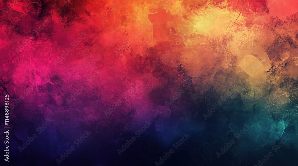 Fototapeta premium abstract colorful gradient background with vivid splashes of red, blue, and purple