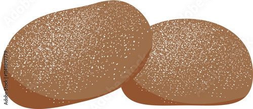 Kinako Mochi- Japanese New Year's dessert.